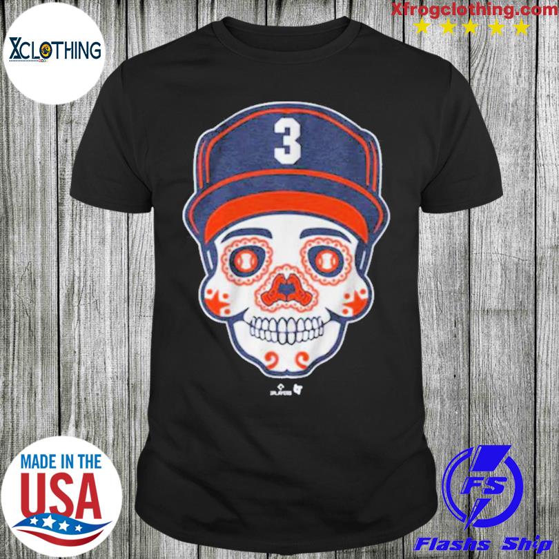 3 Jeremy Pena Sugar Skull shirt