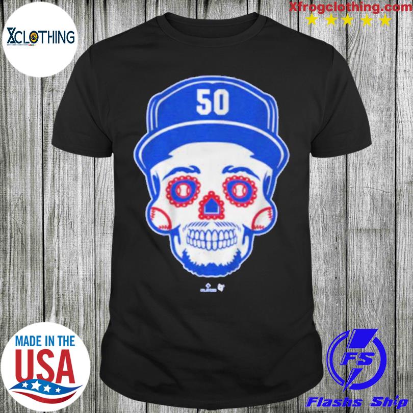 50 Mookie Betts Sugar Skull shirt