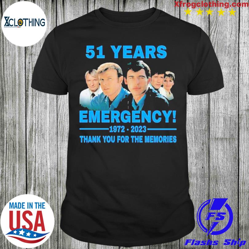 51 Years Emergency 1972 2023 thank you for the memories shirt