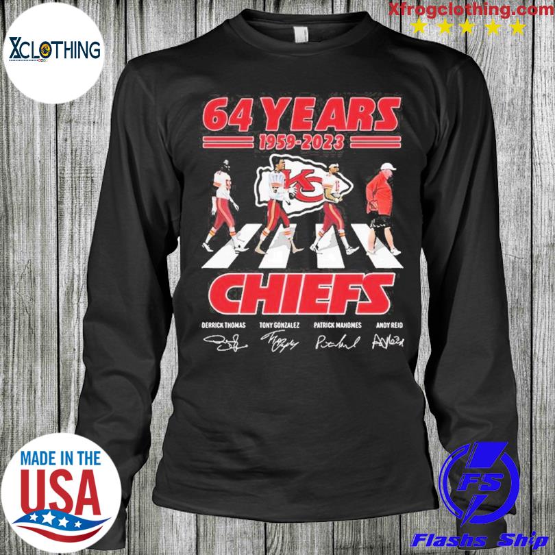 NEW 65 Anniversay 1959-2024 Kansas City Chiefs Thank You For The Memories  Unisex T-Shirt