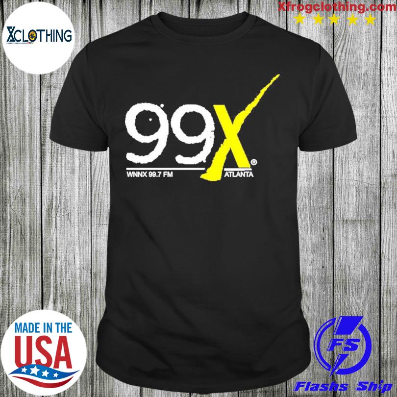 99x wnnx 100.5 fm Atlanta t-shirt