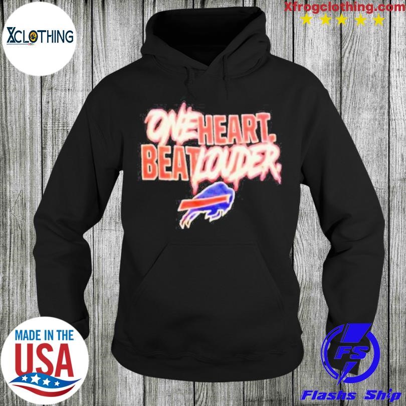 Buy Buffalo Bills One Heart Beat Louder shirt For Free Shipping