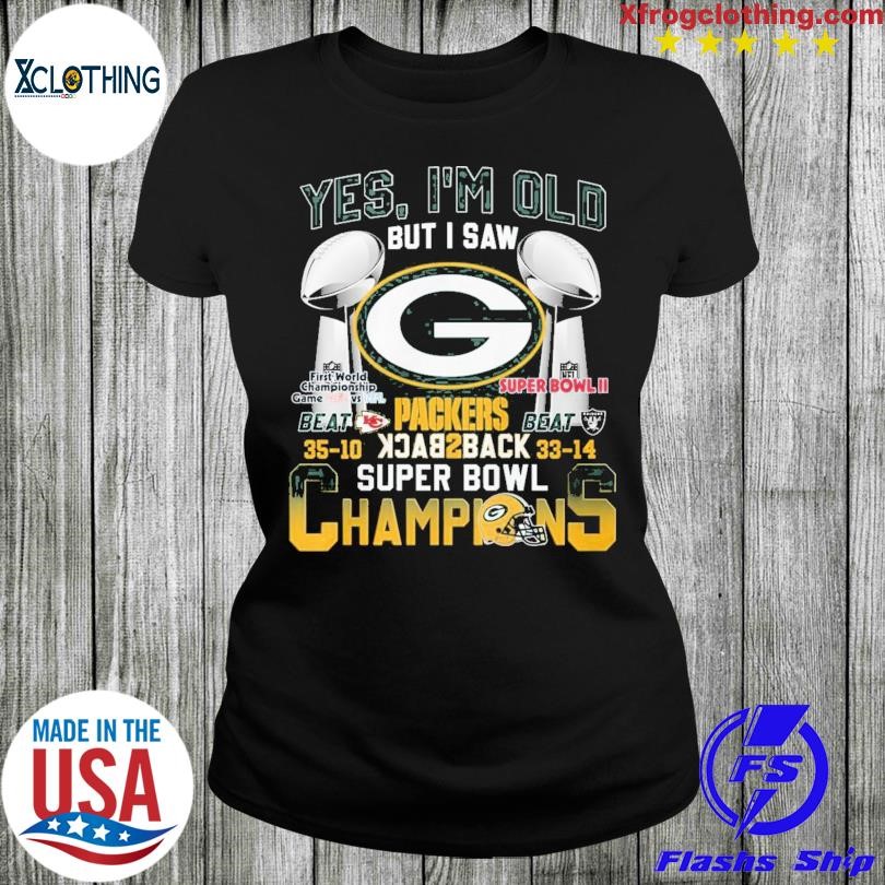 Green Bay Packers back 2 back super bowl champions shirt, hoodie