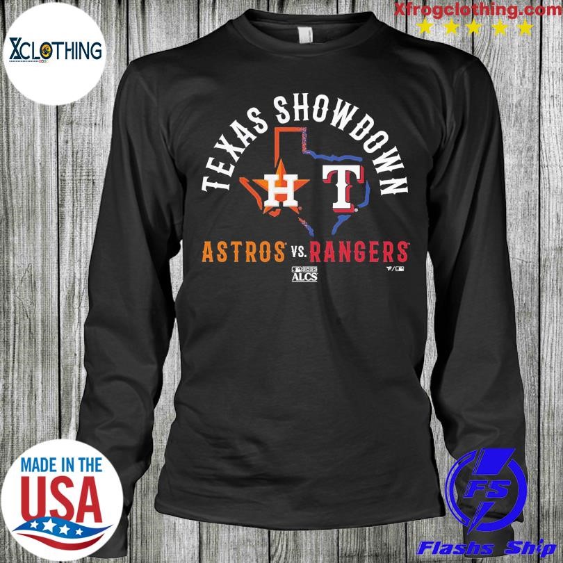 Houston astros vs Texas rangers 2023 alcs matchup Texas showdown shirt,  hoodie, sweatshirt for men and women