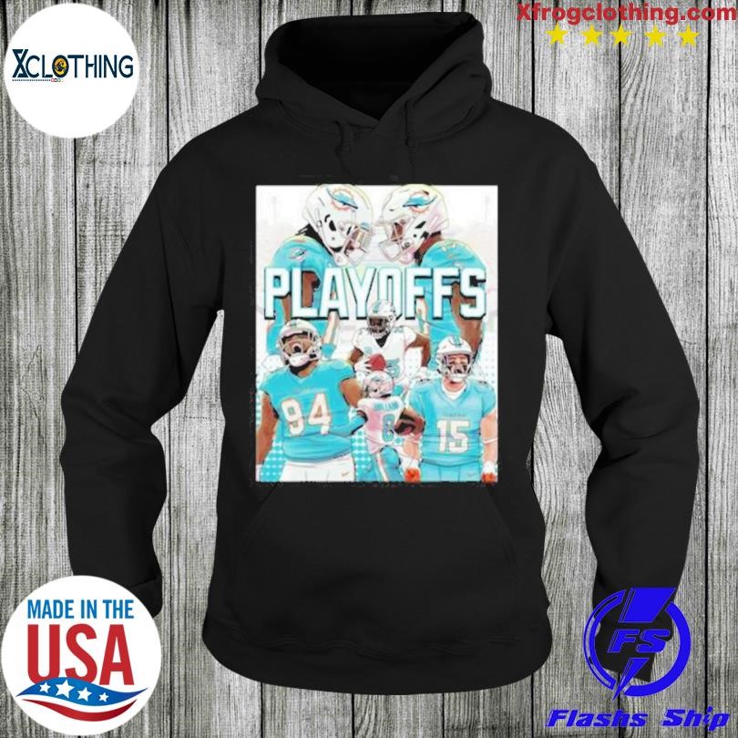 Miami Dolphins Playoffs 2022 Go Fins shirt, hoodie, sweater, long