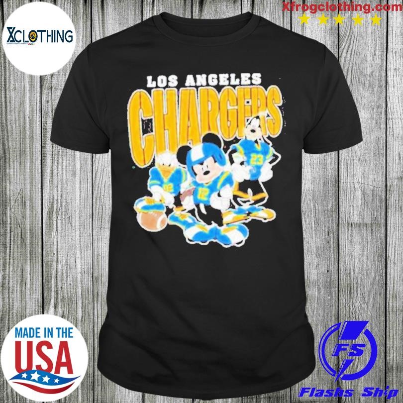 NFL San Diego Chargers Mickey Mouse Donald Duck Goofy Football Shirt  Sweatshirt