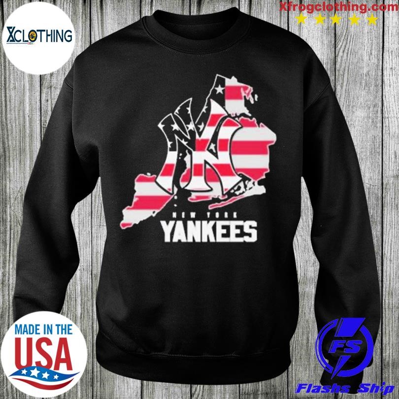 New York Yankees map USA flag shirt, hoodie, sweater, long sleeve