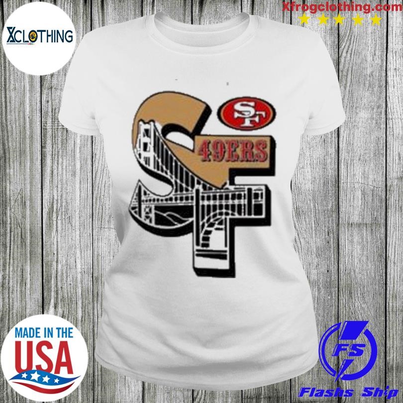 Logo men's 2023 NFL draft san francisco 49ers new era cream big and tall  shirt, hoodie, sweater, long sleeve and tank top