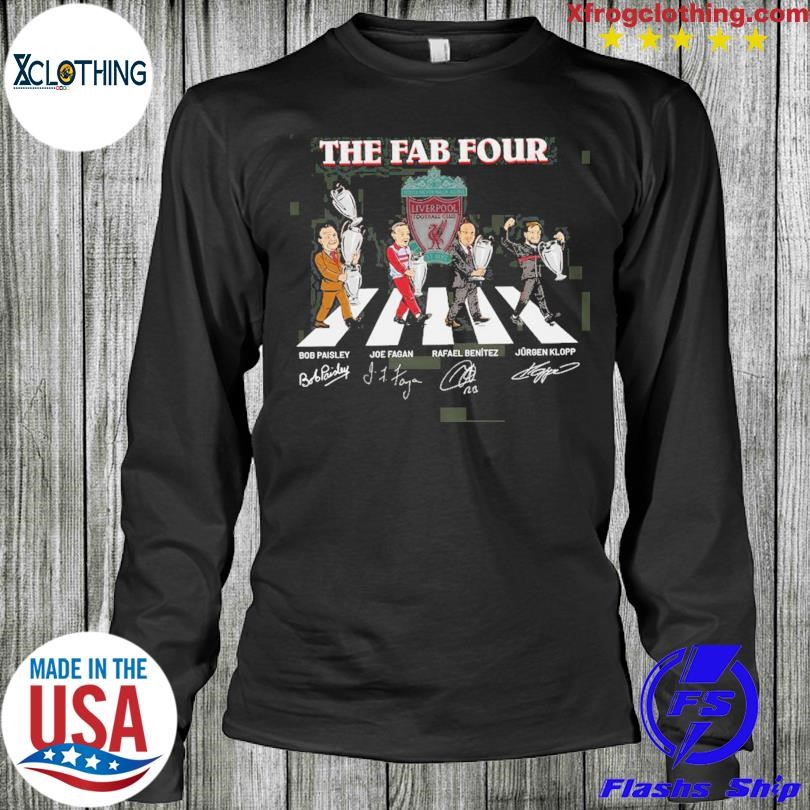 The Fab Four Chibi Abbey Road Signatures Shirt, hoodie, sweater, long  sleeve and tank top
