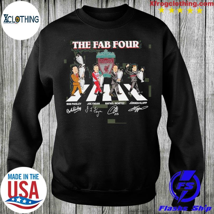 Official The Fab Four Chibi Abbey Road Signatures Shirt, hoodie