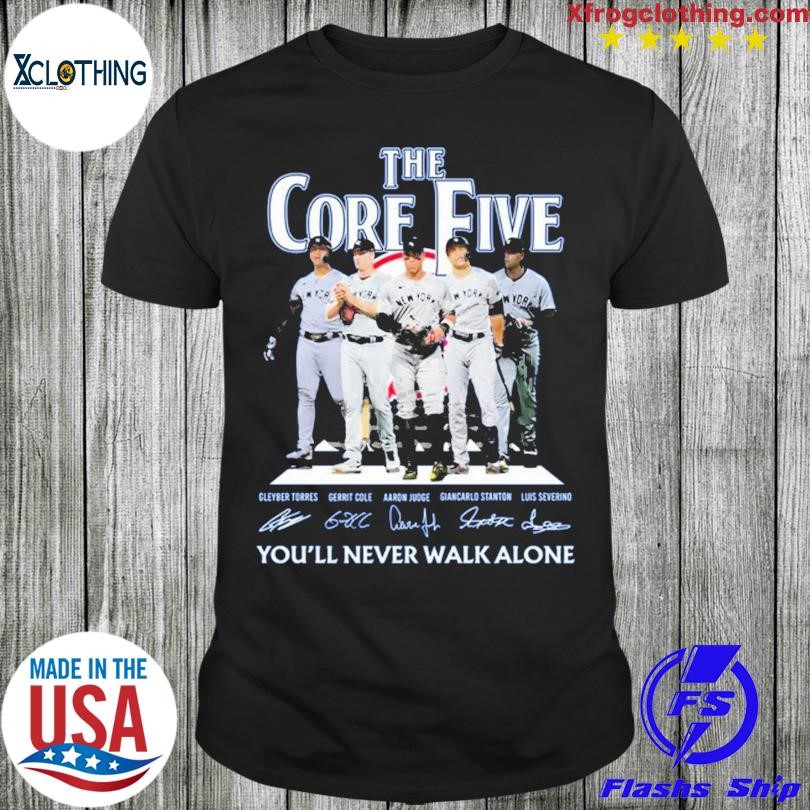 Official you'll Never Walk Alone New York Yankees The Core Five