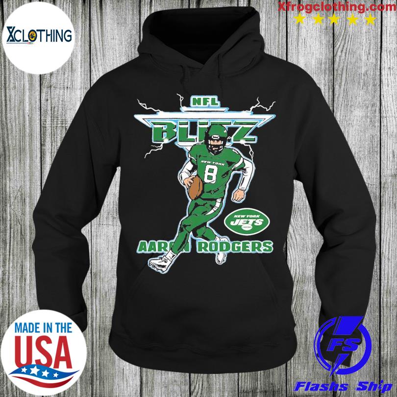 Aaron Rodgers New York Jets Homage Blitz NFL Shirt t-shirt by To