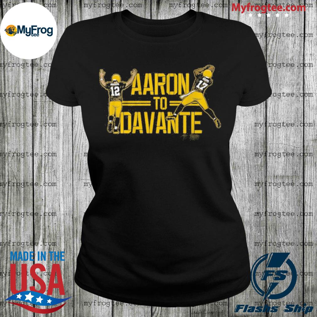 Aaron rodgers to davante adams shirt, hoodie, sweater and long sleeve