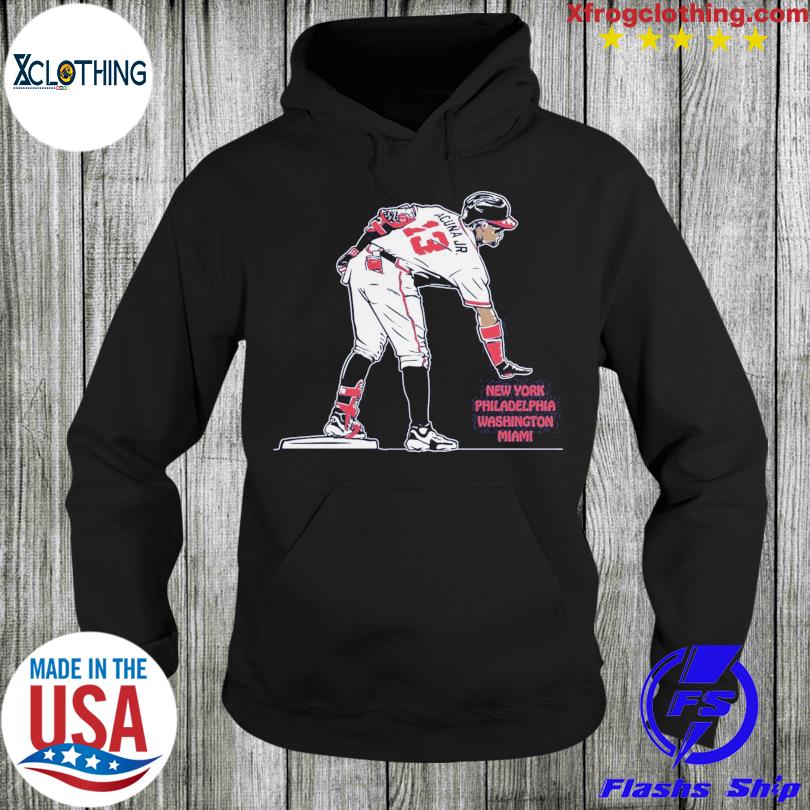 FREE shipping Ronald Acuña Jr New York Philadelphia Washington Mimami  Atlanta Braves MLB shirt, Unisex tee, hoodie, sweater, v-neck and tank top