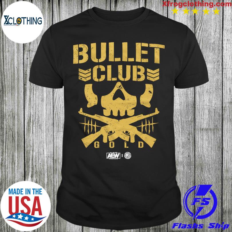 Secréte pelleten Banyan Aew X Njpw Bullet Club Gold T-Shirt, hoodie, sweater and long sleeve