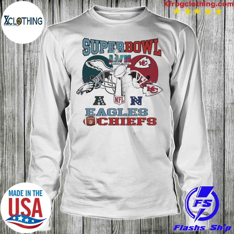 AFC Philadelphia Eagles Vs NFC Kansas City Chiefs Super Bowl LVII 2023 shirt,  hoodie, sweater, long sleeve and tank top