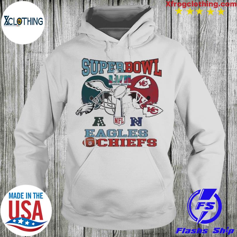 Philly Eagles and Kansas City Chiefs Super Bowl NFC AFC 2023 shirt, hoodie,  sweater, long sleeve and tank top