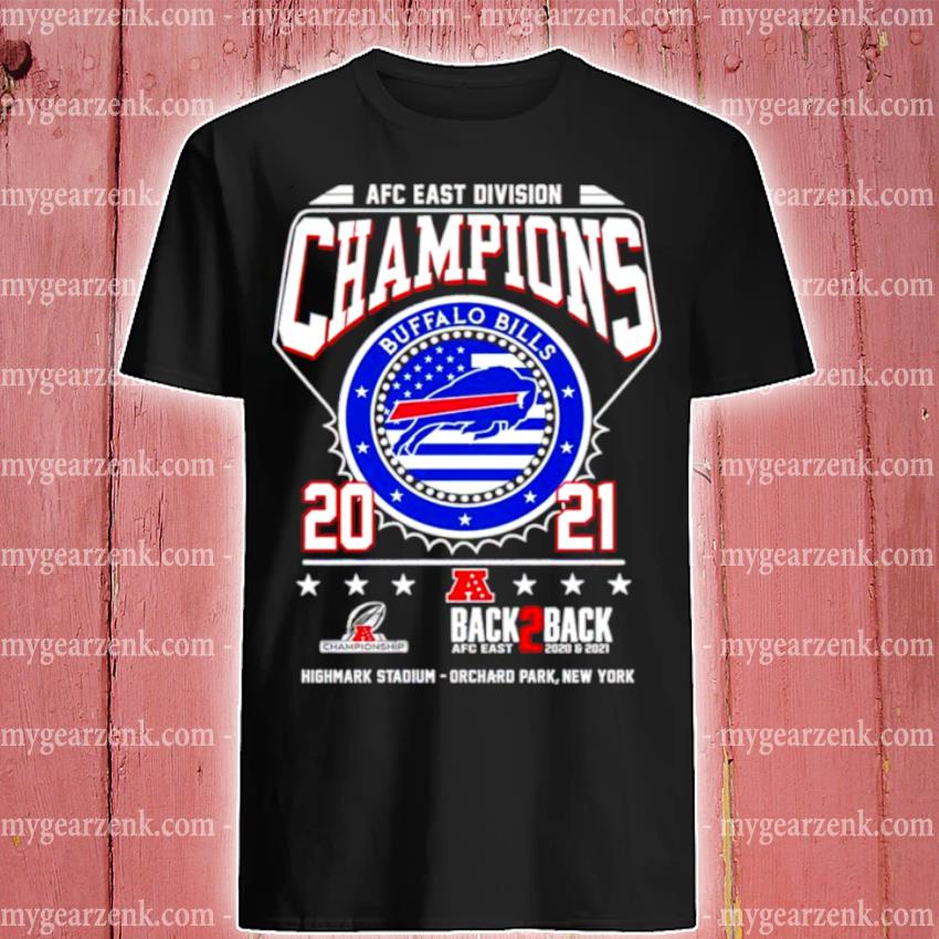 Buffalo Bills AFC East Division Champions Back To Shirt ⋆ Vuccie