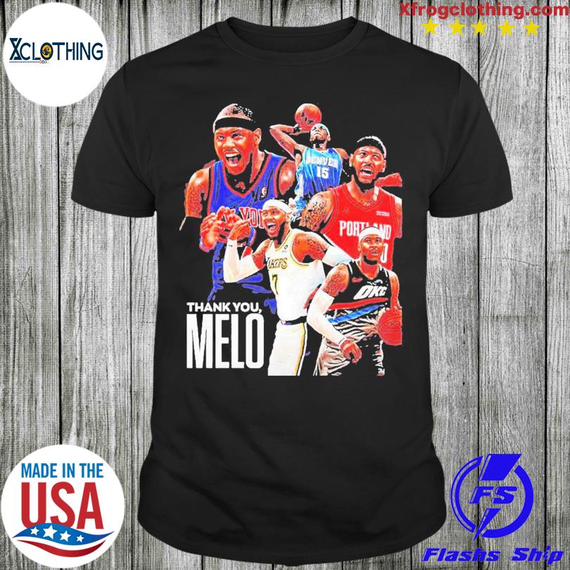 After 19 Seasons In The Nba Carmelo Anthony Has Retired Thank You For Everything T-shirt