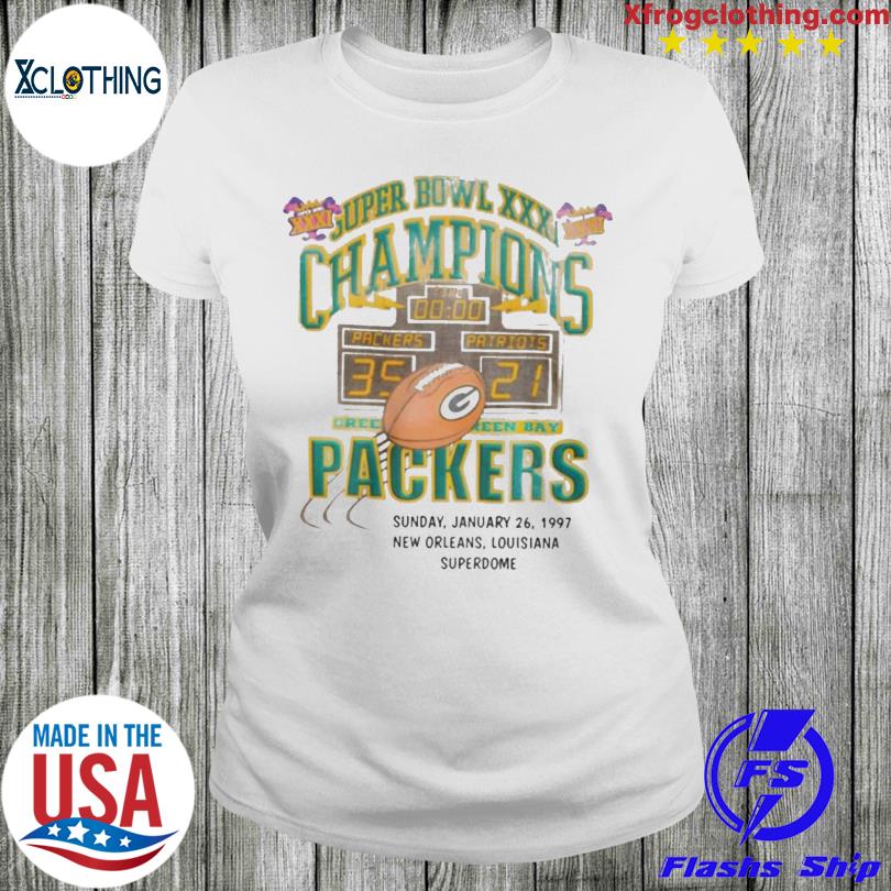 Aj Dillon Super Bowl Xxxi Champions Green Bay Packers T-Shirt