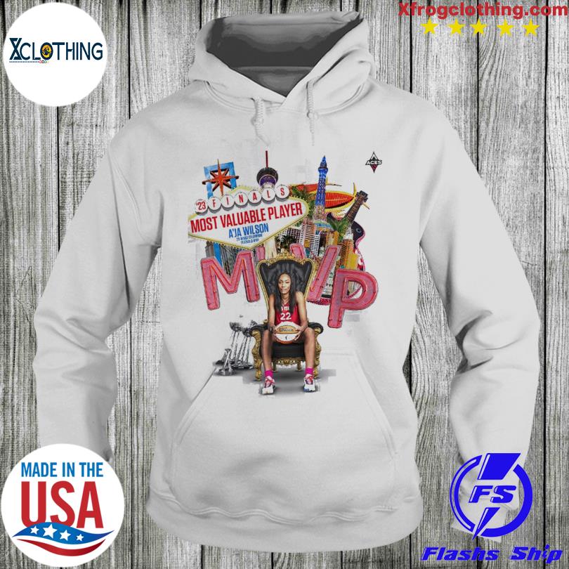 Aja Wilson Las Vegas Aces WNBA 23 Finals MVP Unisex T-Shirt, hoodie,  sweater and long sleeve