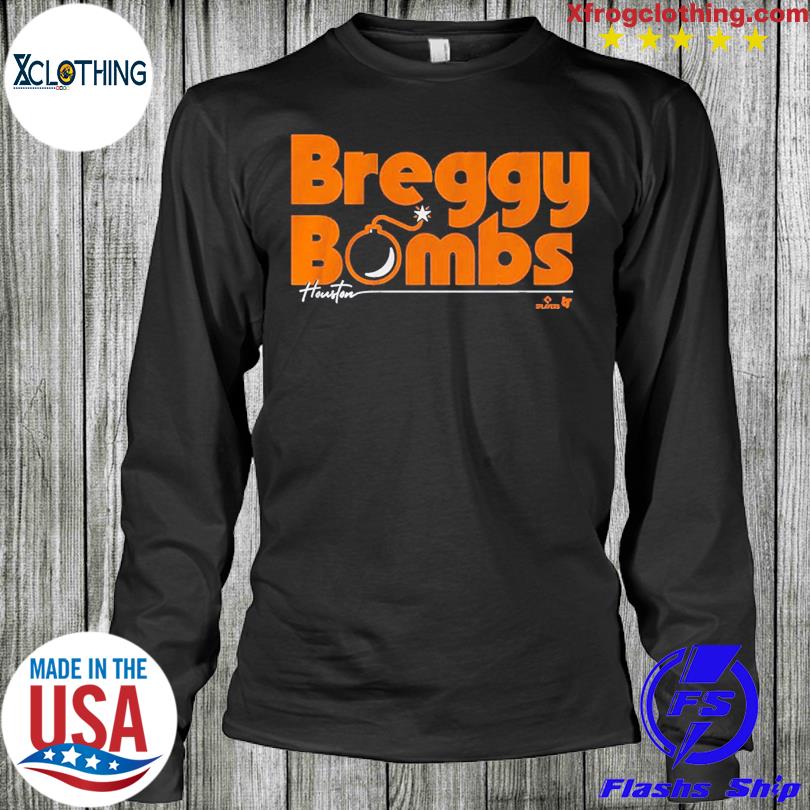 alex bregman breggy bombs T-Shirt - TeeHex