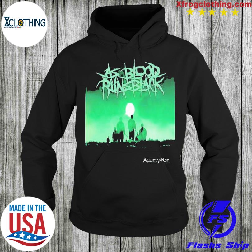 As blood 2024 runs black hoodie