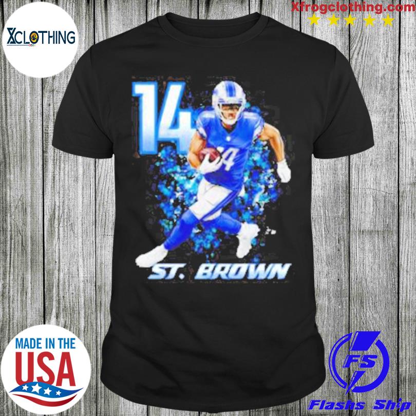 Amon Ra St. Brown Detroit Lions 14 shirt, hoodie, sweater, long sleeve and  tank top