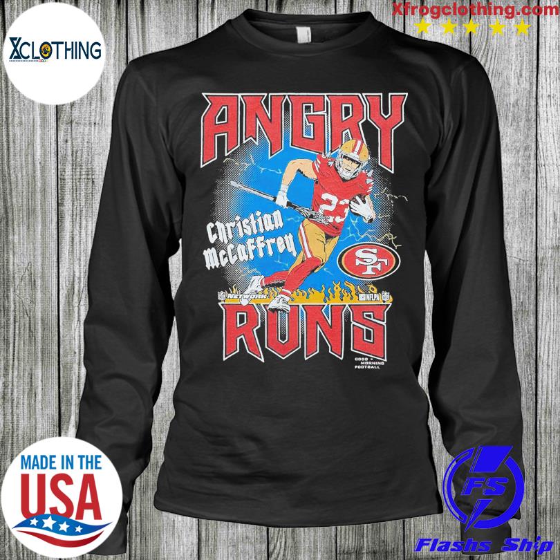 Angry Runs 49ers Christian Mccaffrey Shirt - Shibtee Clothing