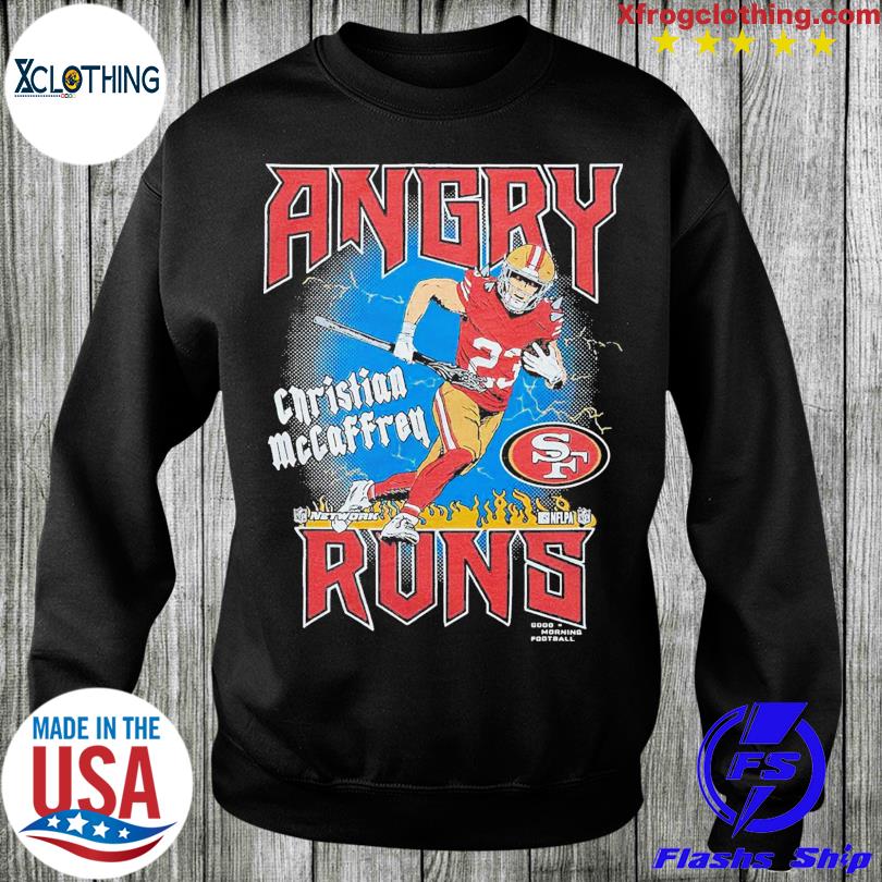 Angry Runs 49ers Christian Mccaffrey Shirt - Shibtee Clothing