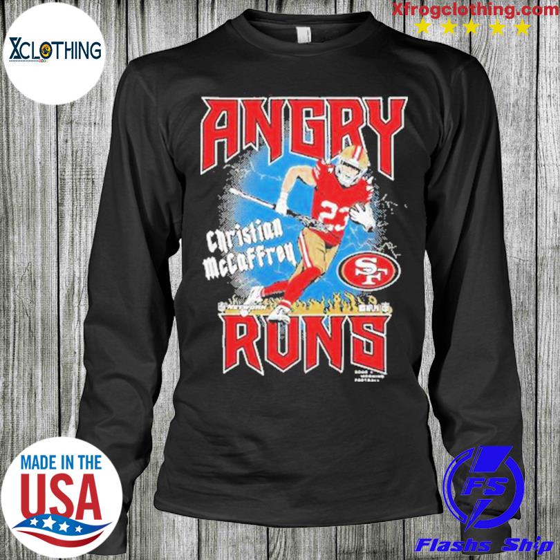 Christian McCaffrey San Francisco 49ers Angry runs shirt, hoodie, sweater,  long sleeve and tank top