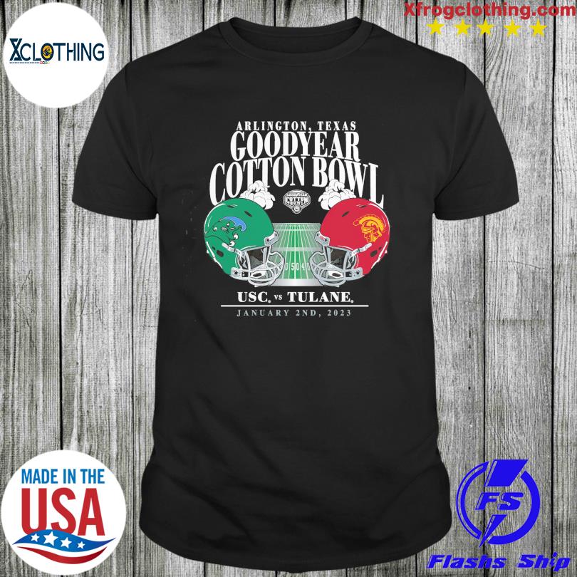Arlington Texas Goodyear cotton bowl USC vs Tulane shirt