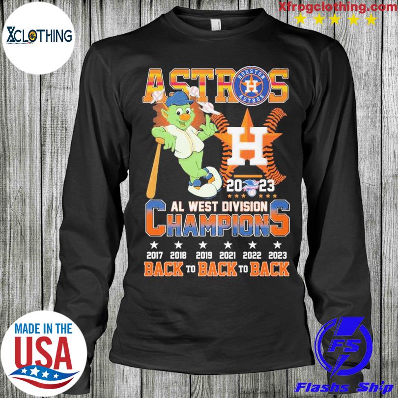 Official astros 2023 al west Division champions back to back shirt, hoodie,  sweatshirt for men and women