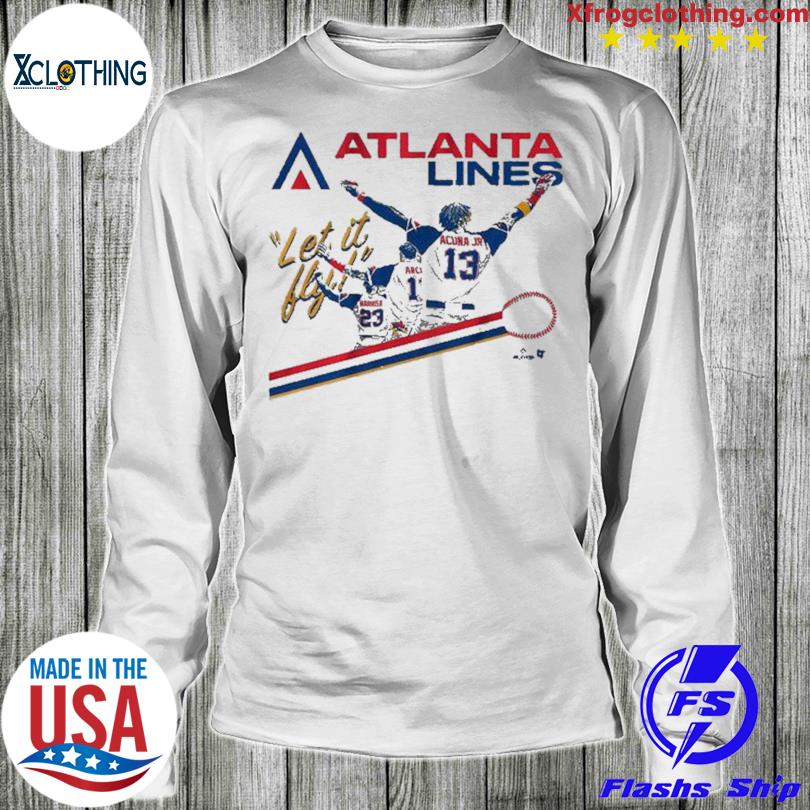 Atlanta Airlines Let It Fly Atlanta Braves shirt - Dalatshirt