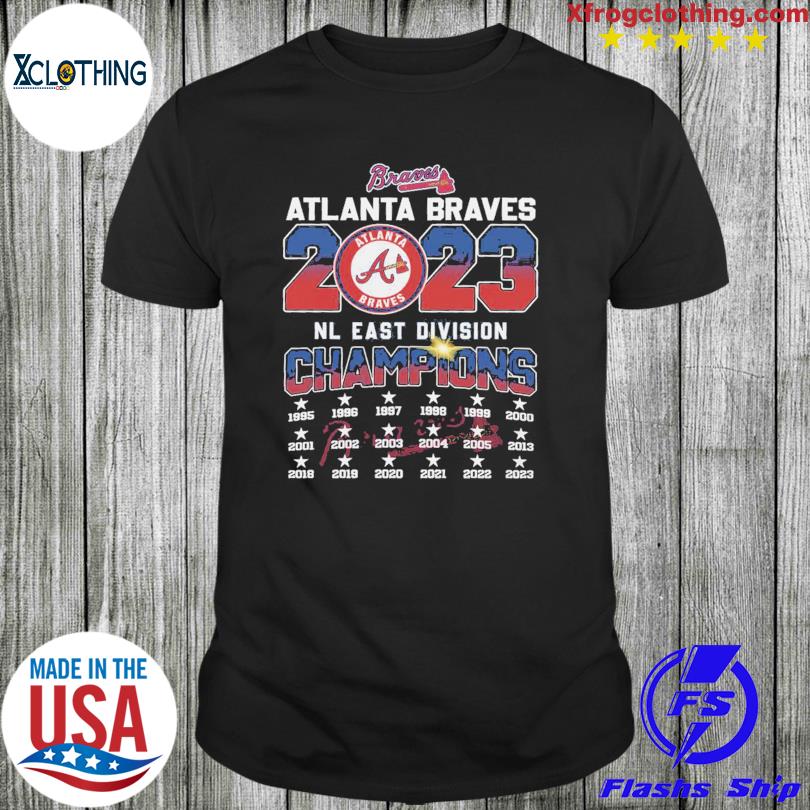 Atlanta Braves 2023 NL east division champions 1985-2023 shirt