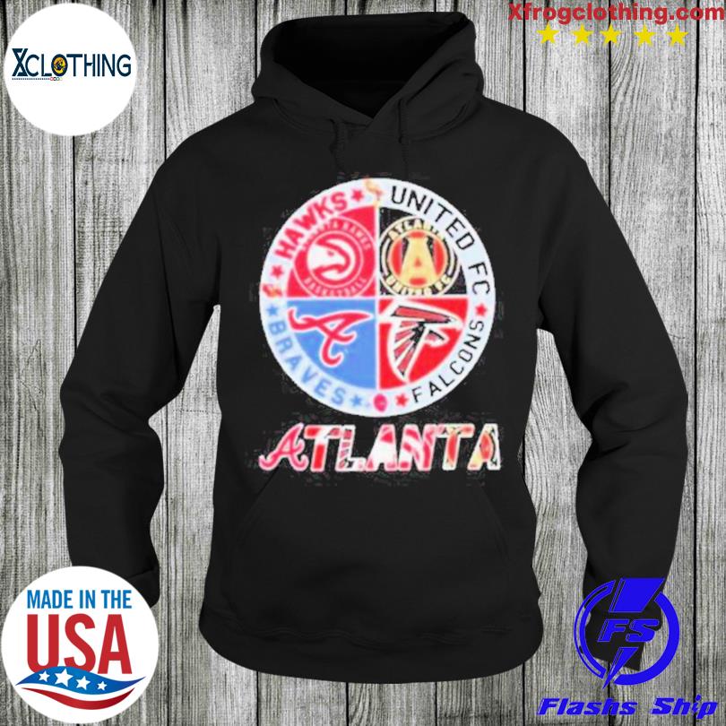 Atlanta Braves Atlanta Falcons Atlanta Hawks Atlanta United Fc Logo 2023  Shirt