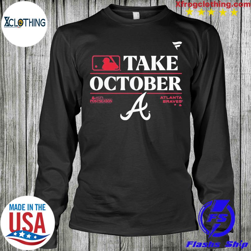 Atlanta Braves Fanatics Branded 2023 Postseason Locker Room T-shirt  Sweatshirt Hoodie - Bluecat