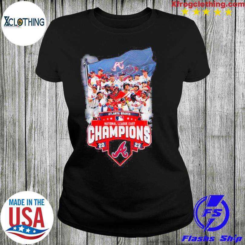 Atlanta Braves national league east champions 2023 shirt, hoodie, sweater  and long sleeve