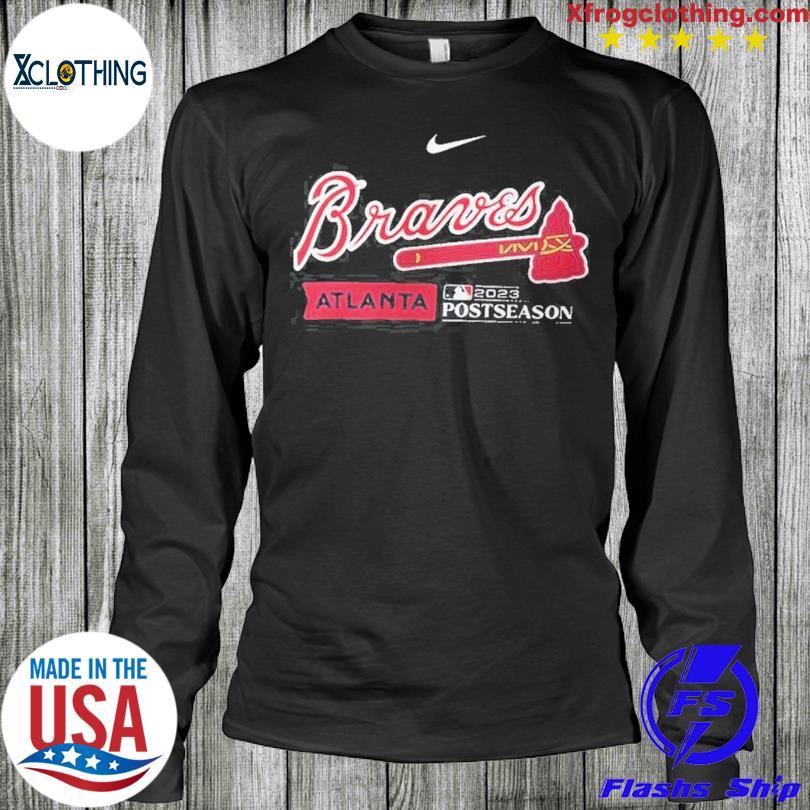 Atlanta Braves Nike 2023 Postseason Authentic Collection Dugout T