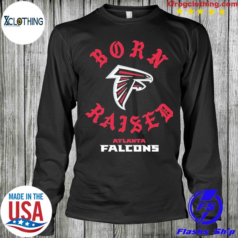 Atlanta Falcons Born X Raised Unisex T-shirt - Shibtee Clothing