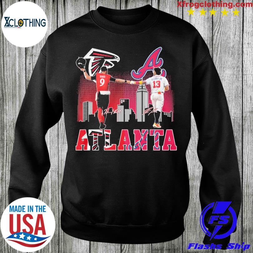 Atlanta Falcons Ridder And Braves Acuna Jr City Champions shirt, hoodie,  sweater and long sleeve