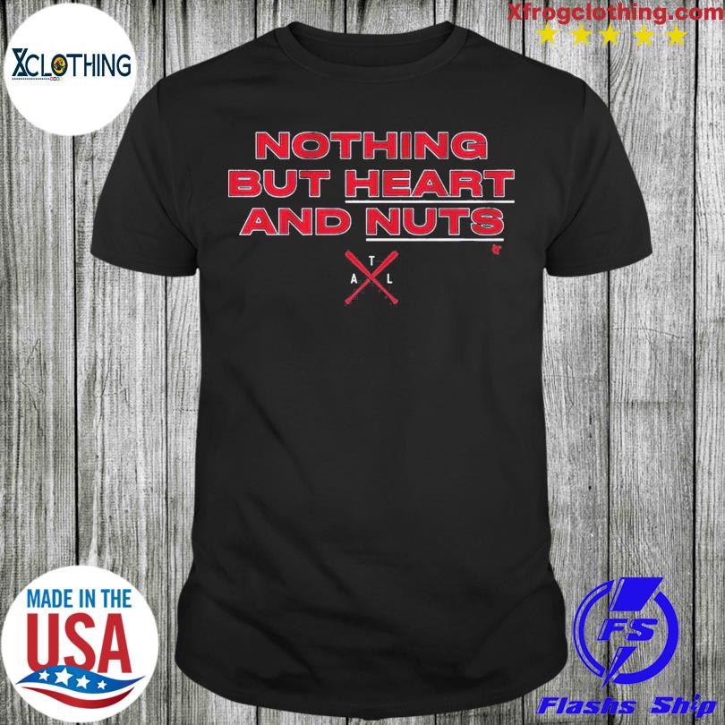 Official Breakingt Aj Minter Nothing But Heart And Nuts Tee Shirt