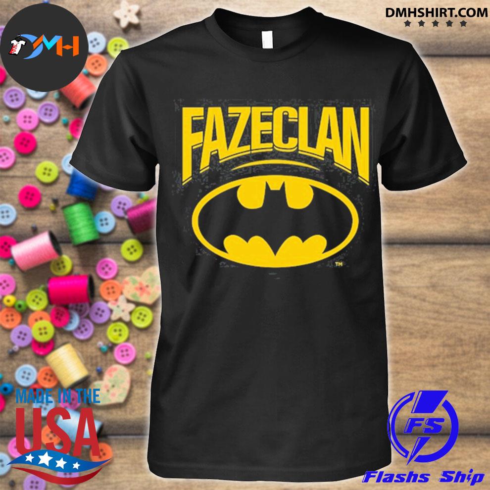 Faze x batman logo mashup faze clan merch shirt, hoodie, sweater and long  sleeve