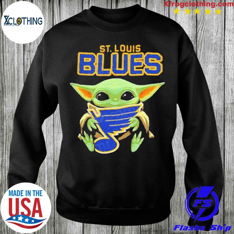 St Louis Blues Shirt Baby Yoda - Shibtee Clothing