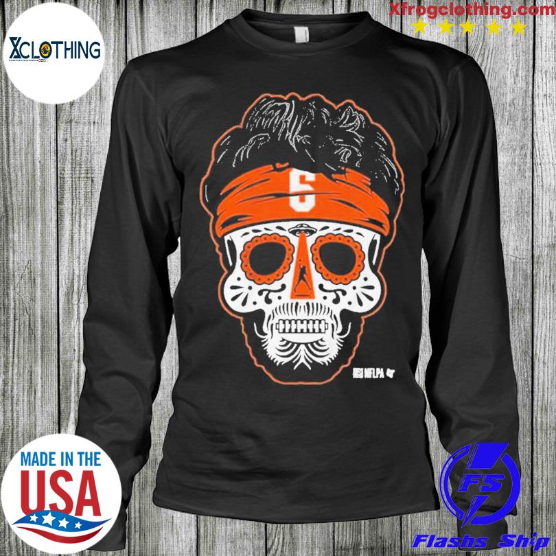 Baker Mayfield Sugar Skull Shirt - Reallgraphics