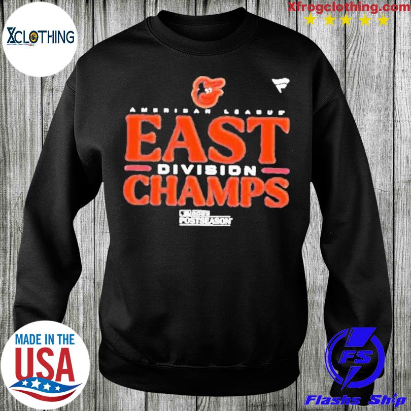 Baltimore Orioles Al East Champions 2023 Orange Tee Shirt - HollyTees