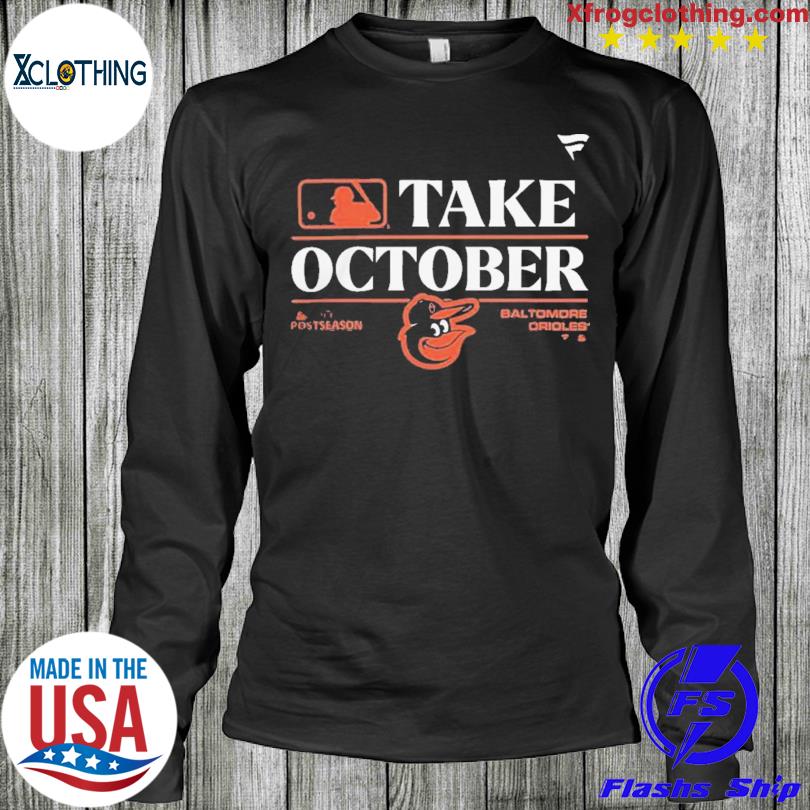 Men's Baltimore Orioles Fanatics Branded Orange 2023 Postseason Locker Room  T-Shirt