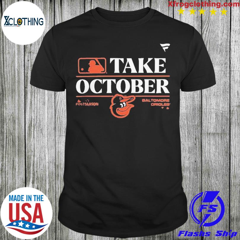 Men's Baltimore Orioles Fanatics Branded Orange 2023 Postseason Locker Room  T-Shirt