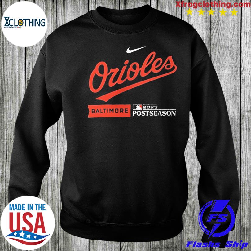 Baltimore Orioles 2023 MLB Postseason Dugout Men’s Nike Therma MLB Pullover  Hoodie