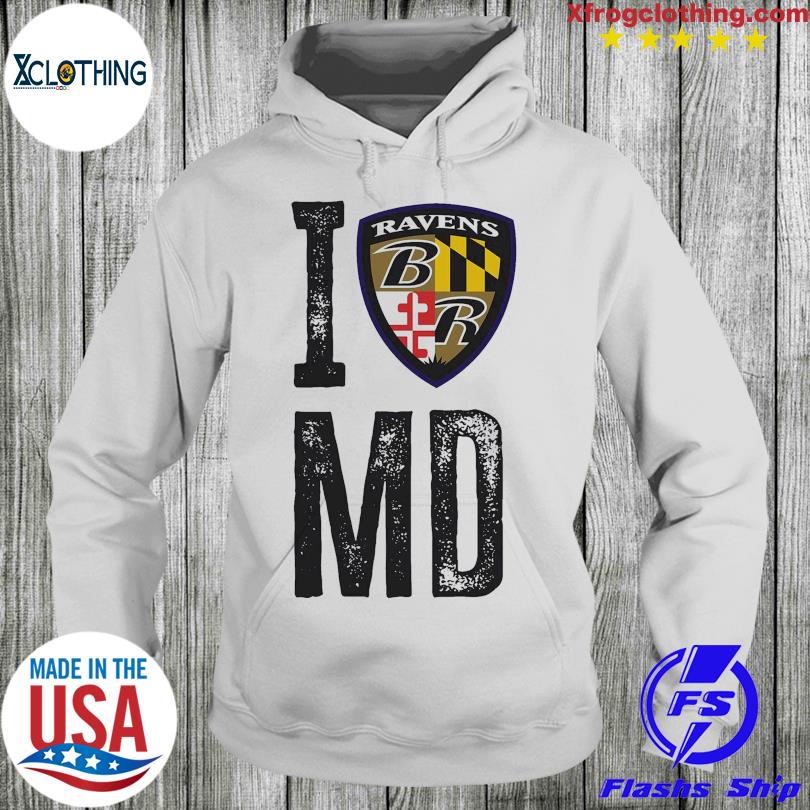 Baltimore Ravens i shield MD t-shirt, hoodie, longsleeve